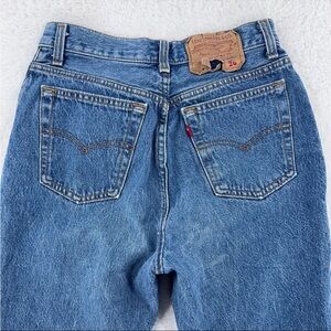 Levi's Classic Blue Jeans with Leather Patch